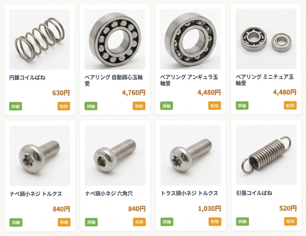 商品一覧